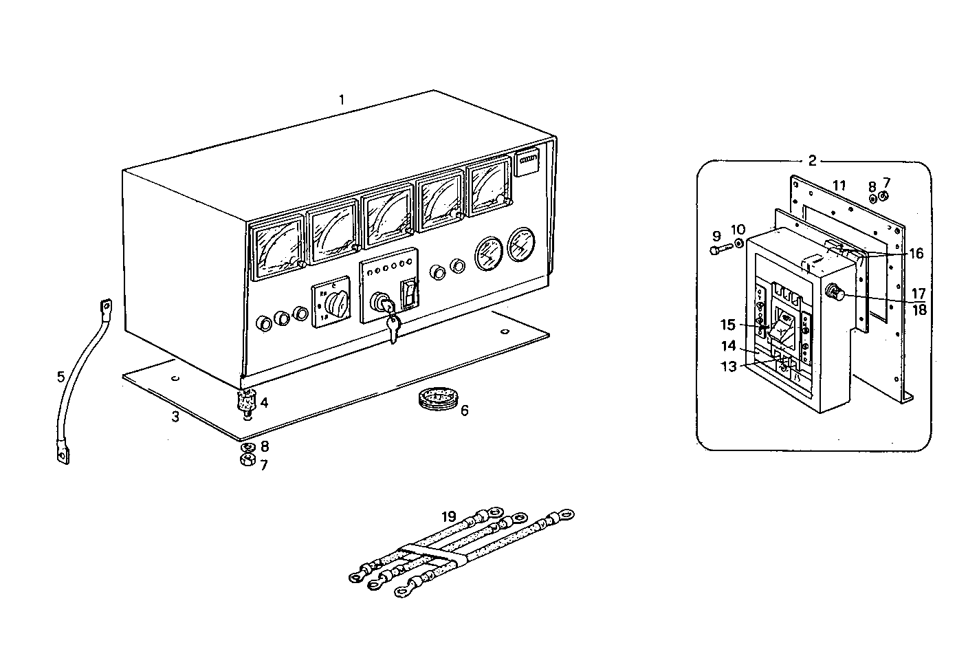 MANUAL CONTROL BOARD FOR ELECT. MACHINE