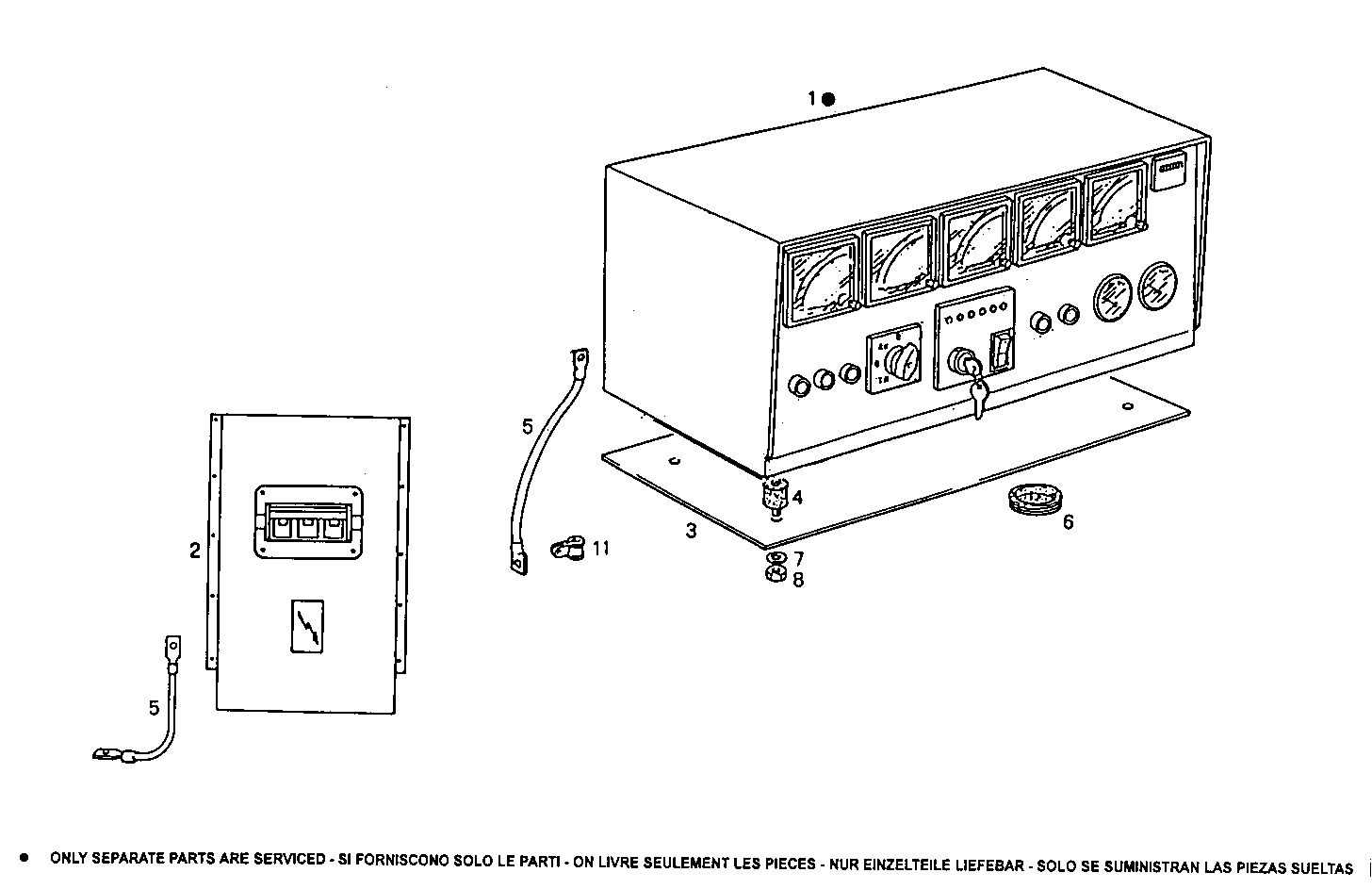MANUAL CONTROL BOARD FOR ELECT. MACHINE
