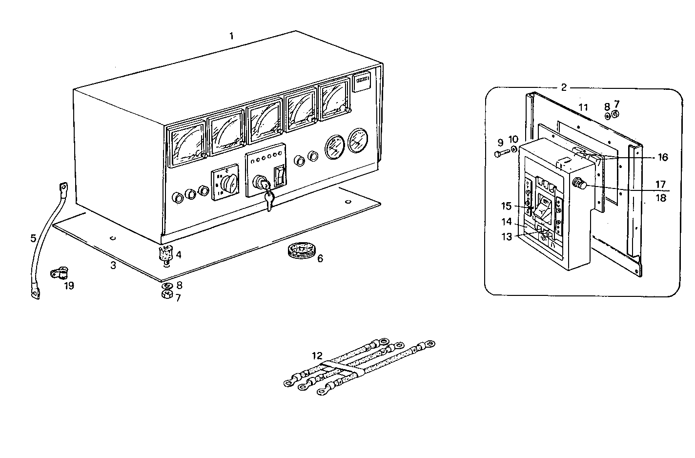 MANUAL CONTROL BOARD FOR ELECT. MACHINE